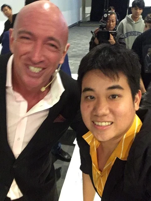 James Theeranon with Mark Joyner