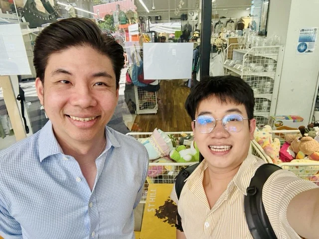 James Theeranon with Lek Kittanan