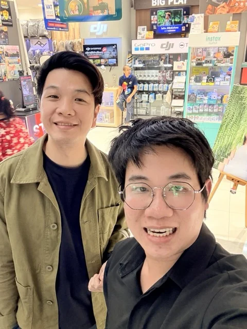James Theeranon with Tor Penguin