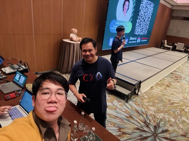 James Theeranon with Krating Poonpol