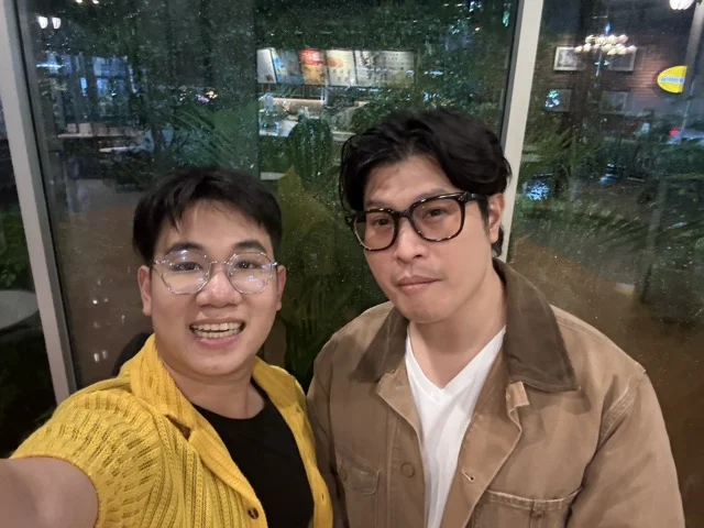 James Theeranon with Akalak Yimwilai