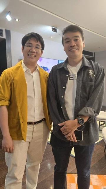 James Theeranon with Tong Kaweewut T.