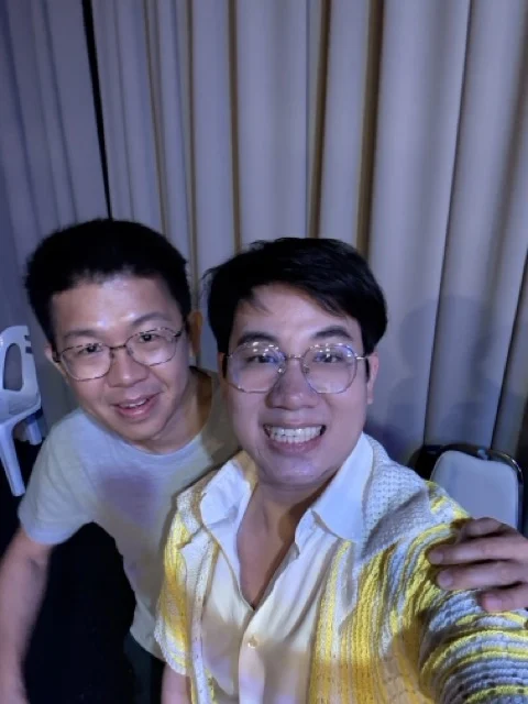 James Theeranon with Seree