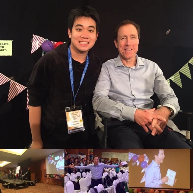 James Theeranon with Blair Singer
