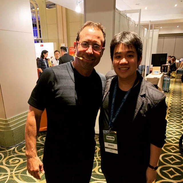 James Theeranon with Alex Mandossian